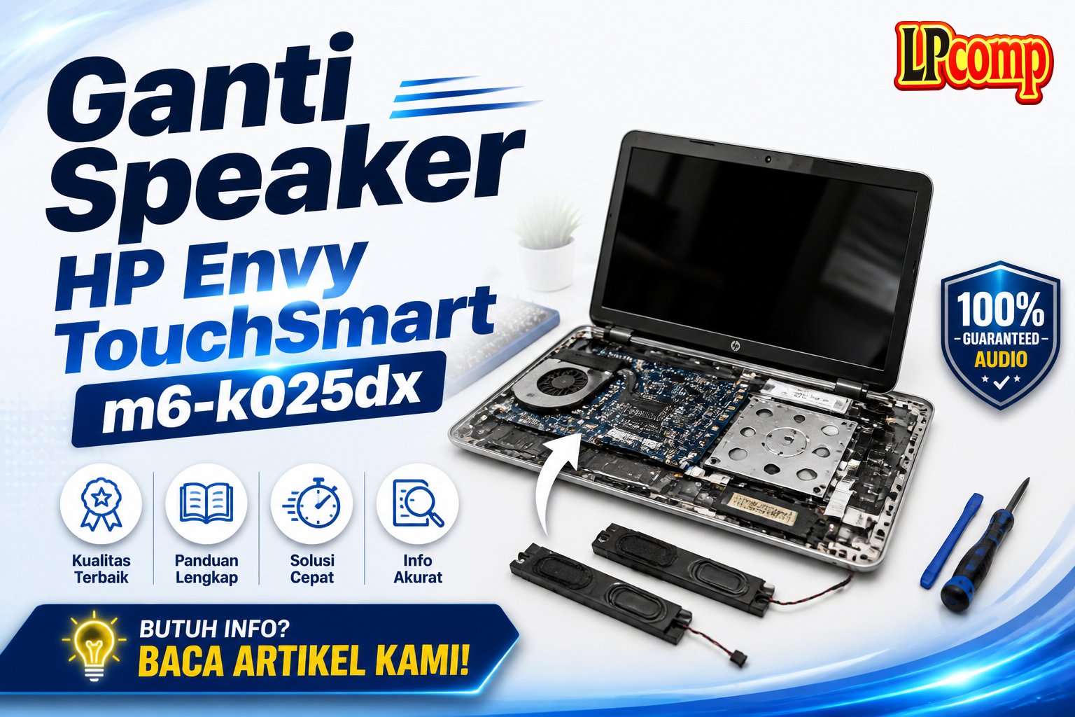 Ganti Speaker HP Envy TouchSmart m6-k025dx