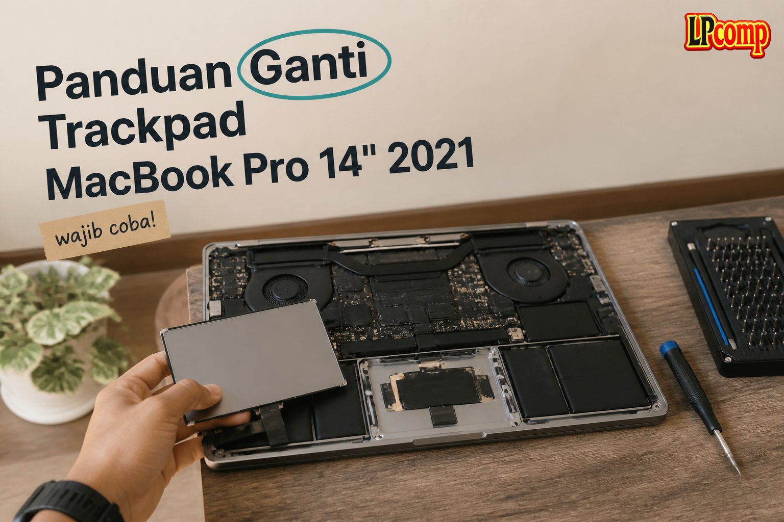 Panduan Ganti Trackpad MacBook Pro 14" 2021