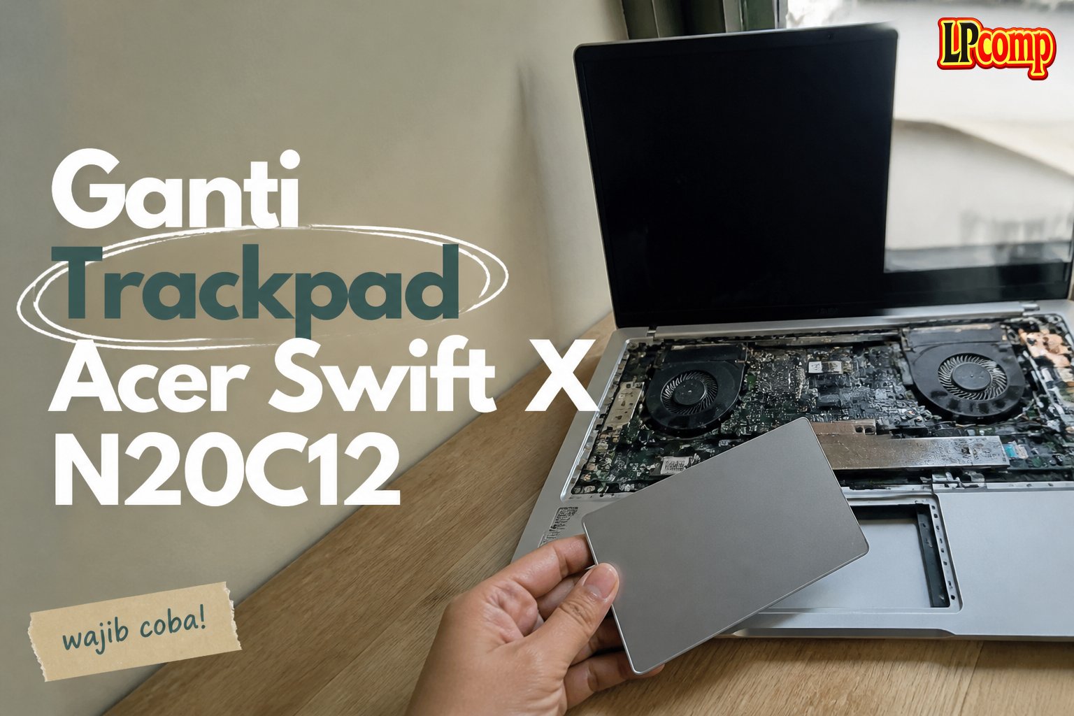 Ganti Trackpad Acer Swift X N20C12