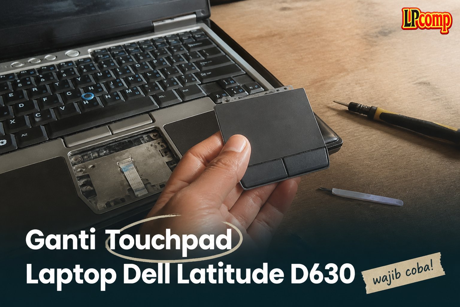Ganti Touchpad Laptop Dell Latitude D630