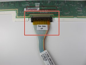 Langkah 4 — Pasang Layar Baru dan Kabel
