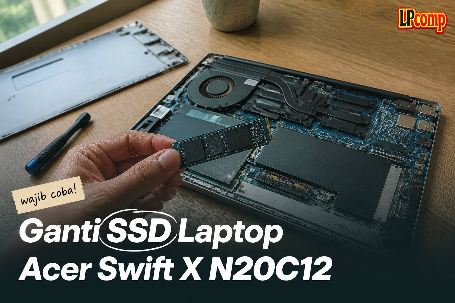 Ganti SSD Laptop Acer Swift X N20C12