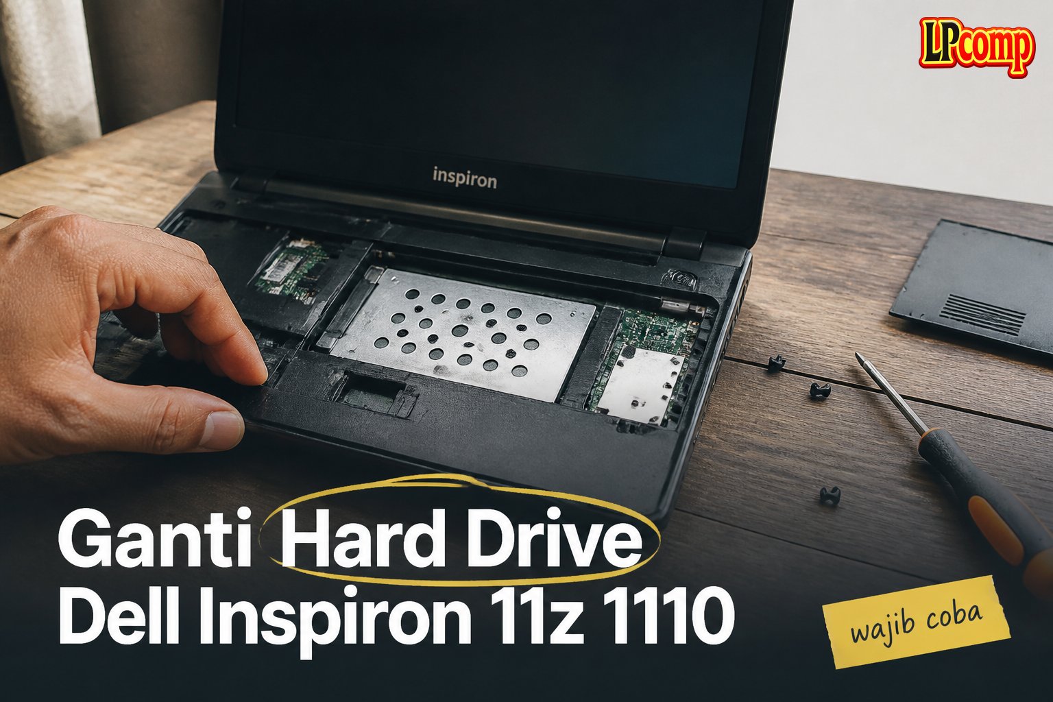 Ganti Hard Drive Dell Inspiron 11z 1110