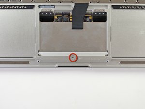 Langkah 5 — Lepaskan Sekrup Trackpad