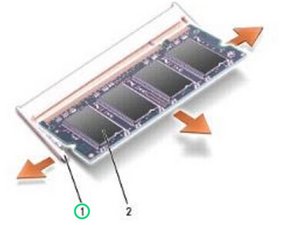 Langkah 5 — Pasang Modul RAM DIMM B