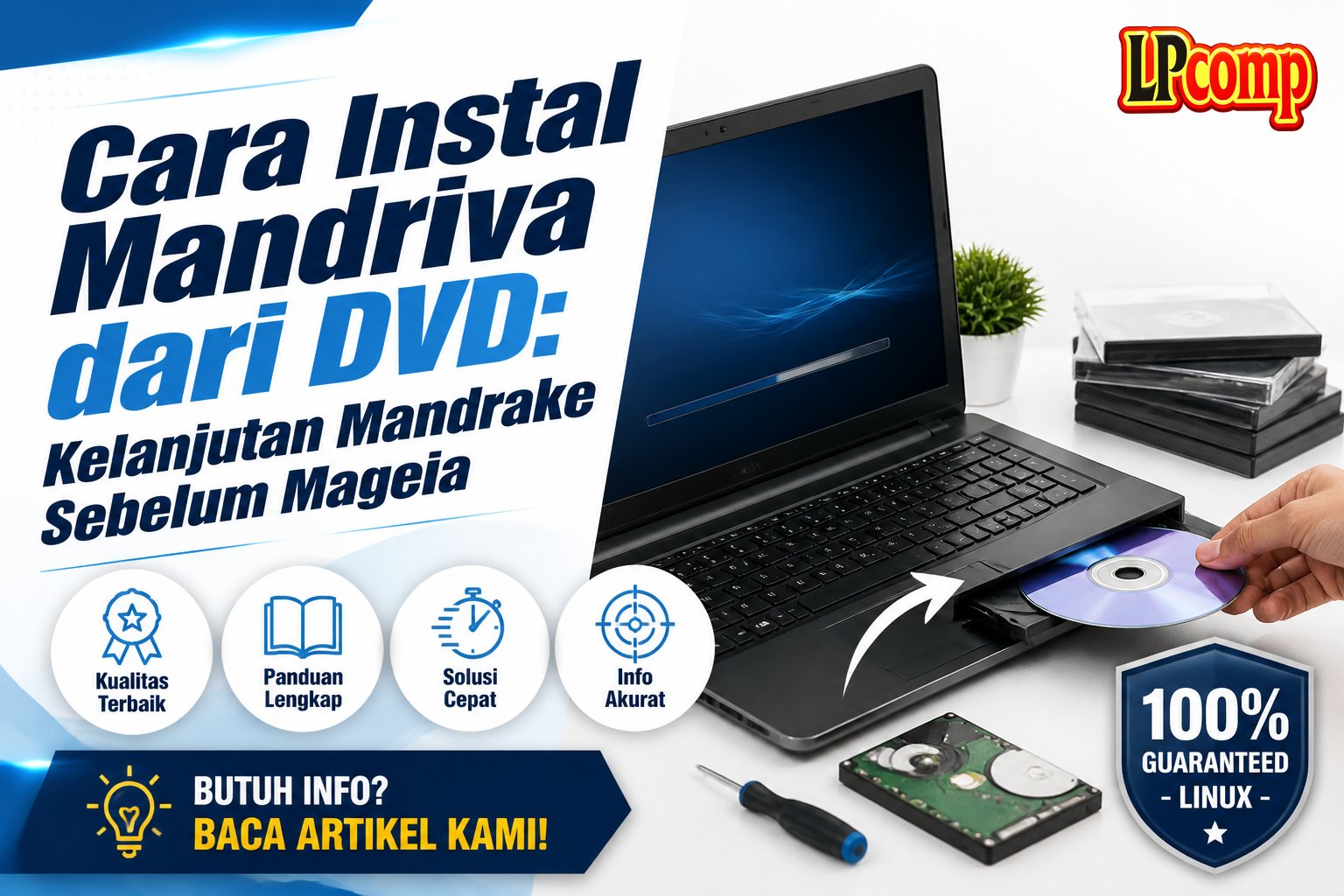 Cara Instal Mandriva dari DVD: Kelanjutan Mandrake Sebelum Mageia