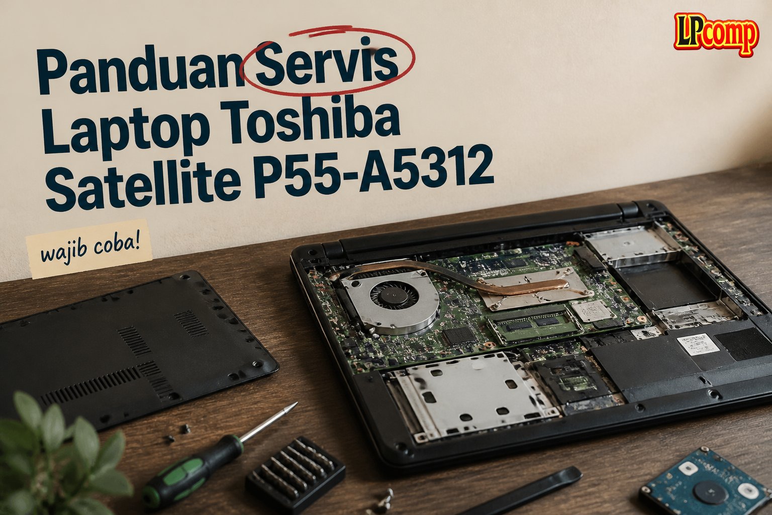 Panduan Servis Laptop Toshiba Satellite P55-A5312