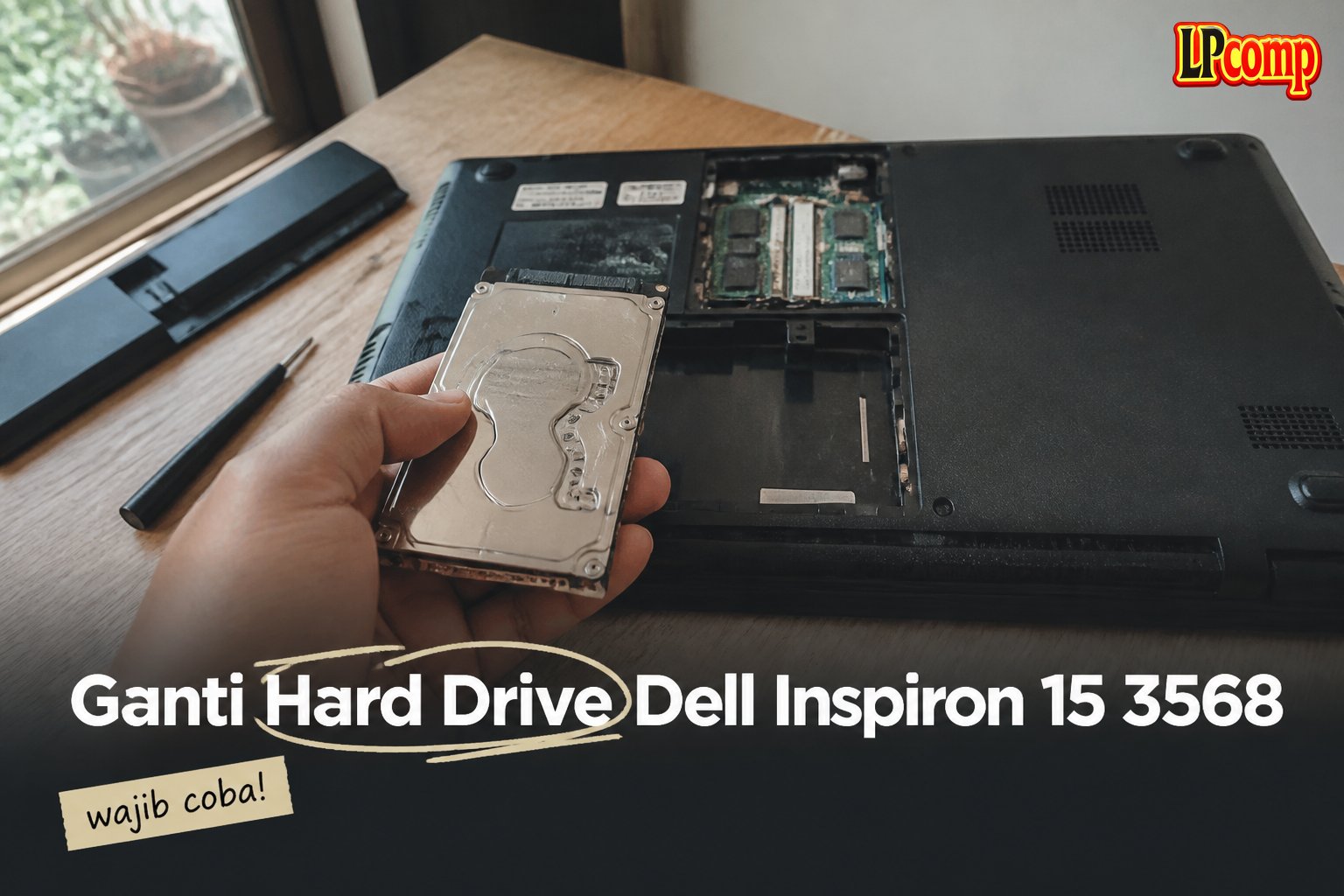 Ganti Hard Drive Dell Inspiron 15 3568