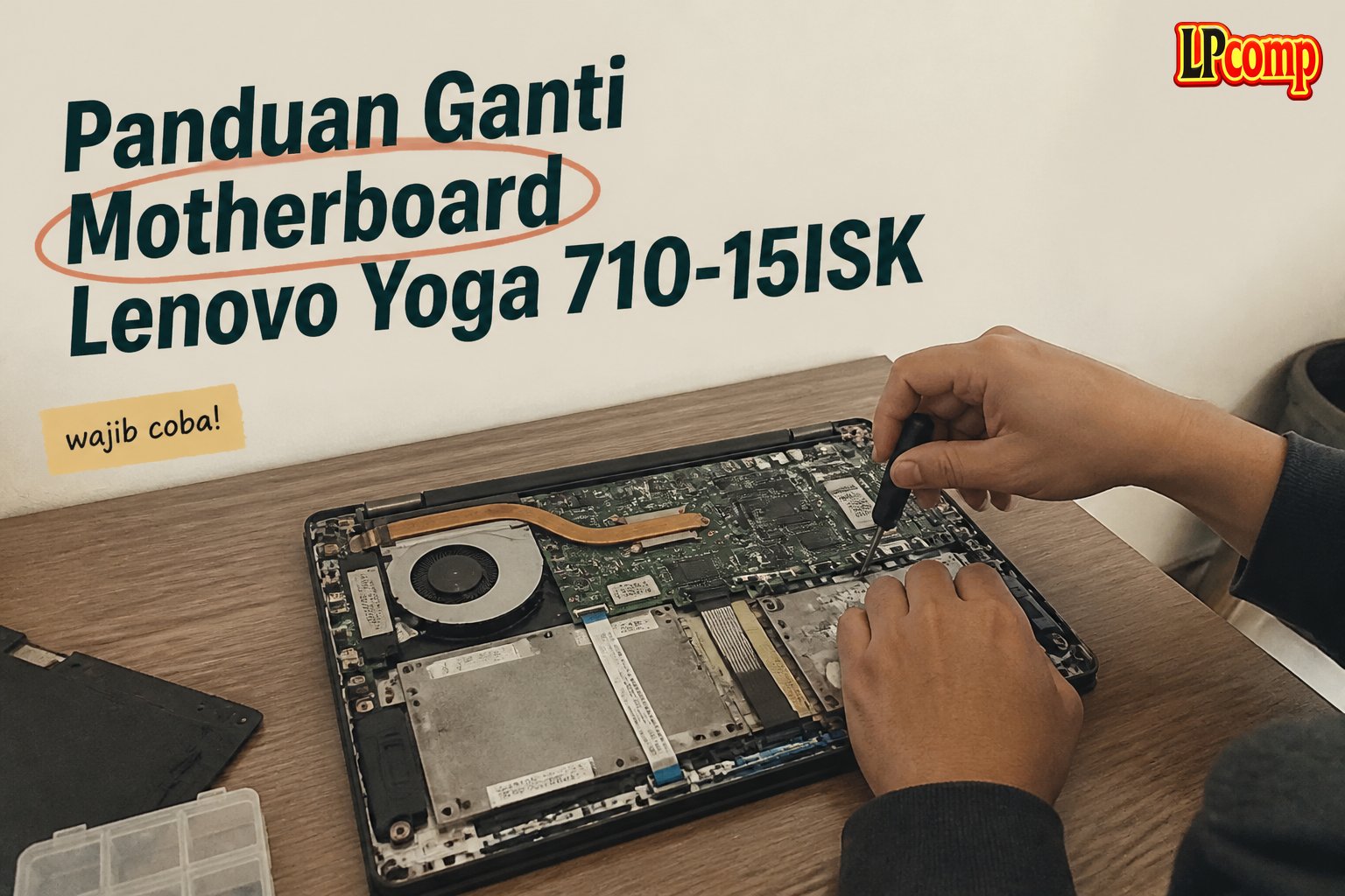 Panduan Ganti Motherboard Lenovo Yoga 710-15ISK