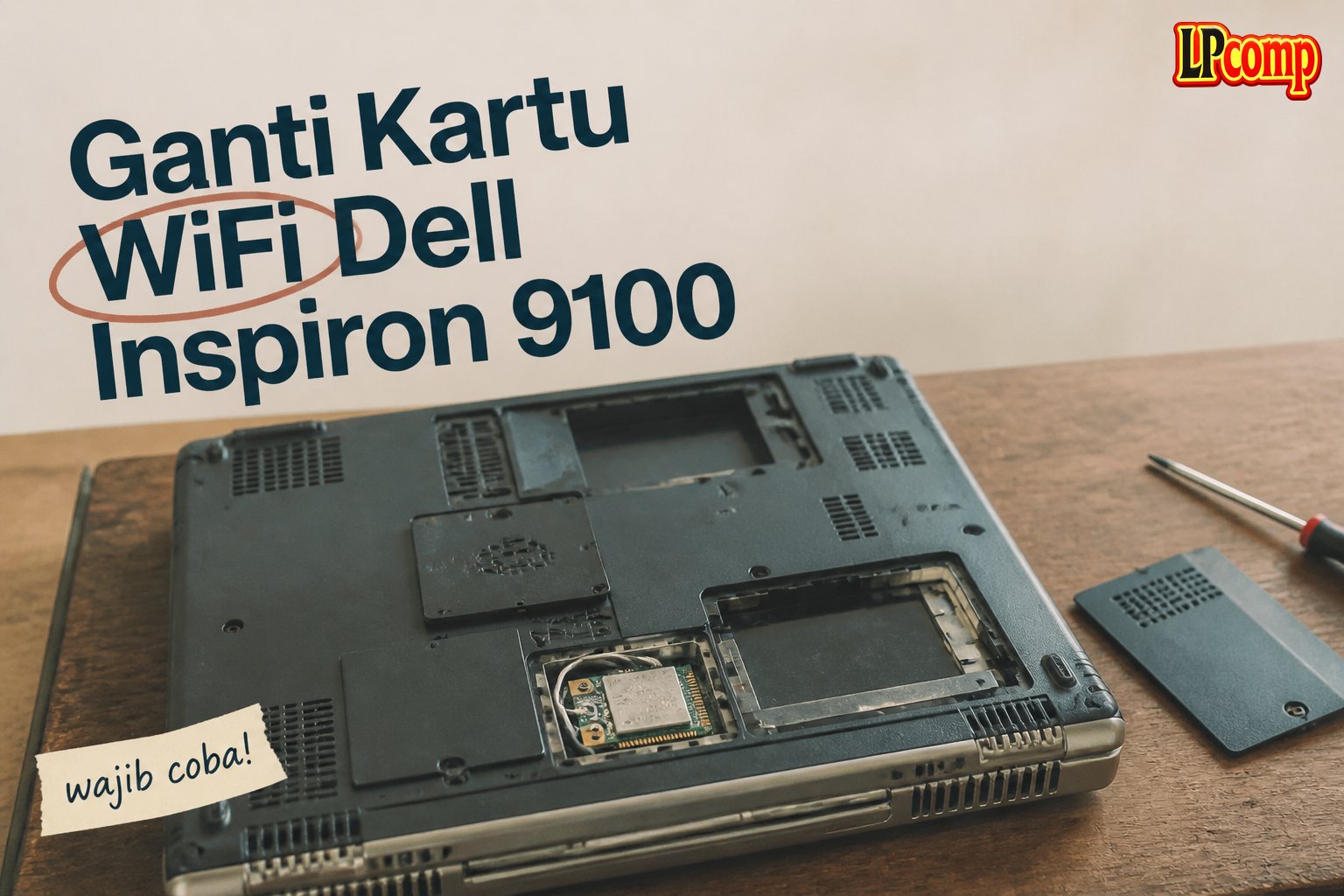 Ganti Kartu WiFi Dell Inspiron 9100