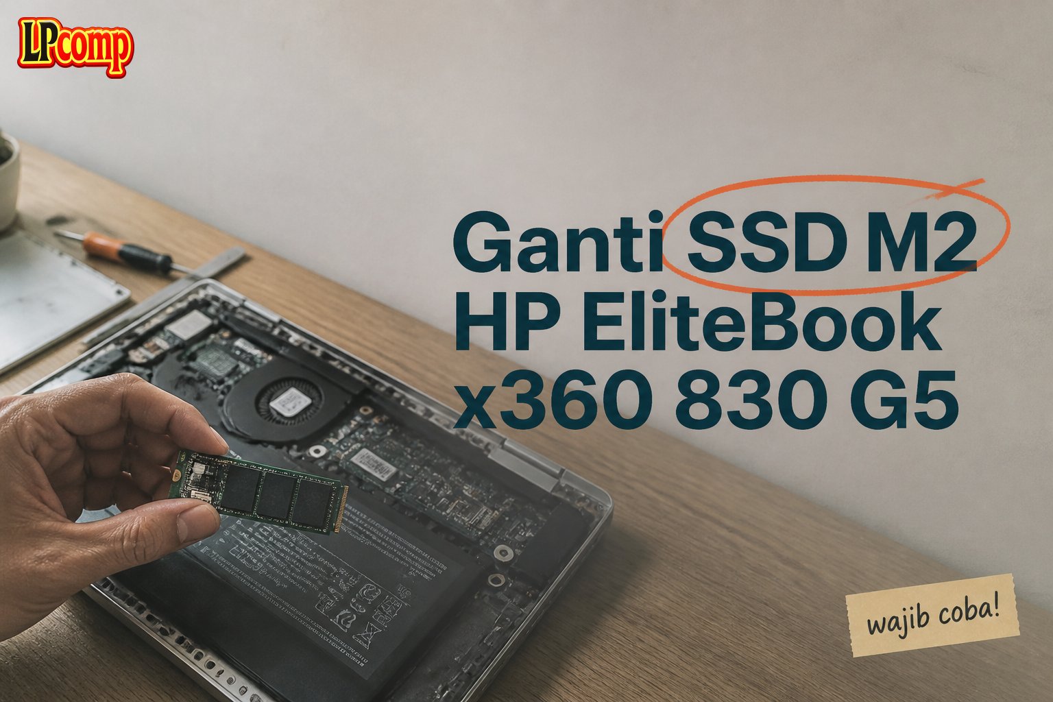 Ganti SSD M2 HP EliteBook x360 830 G5