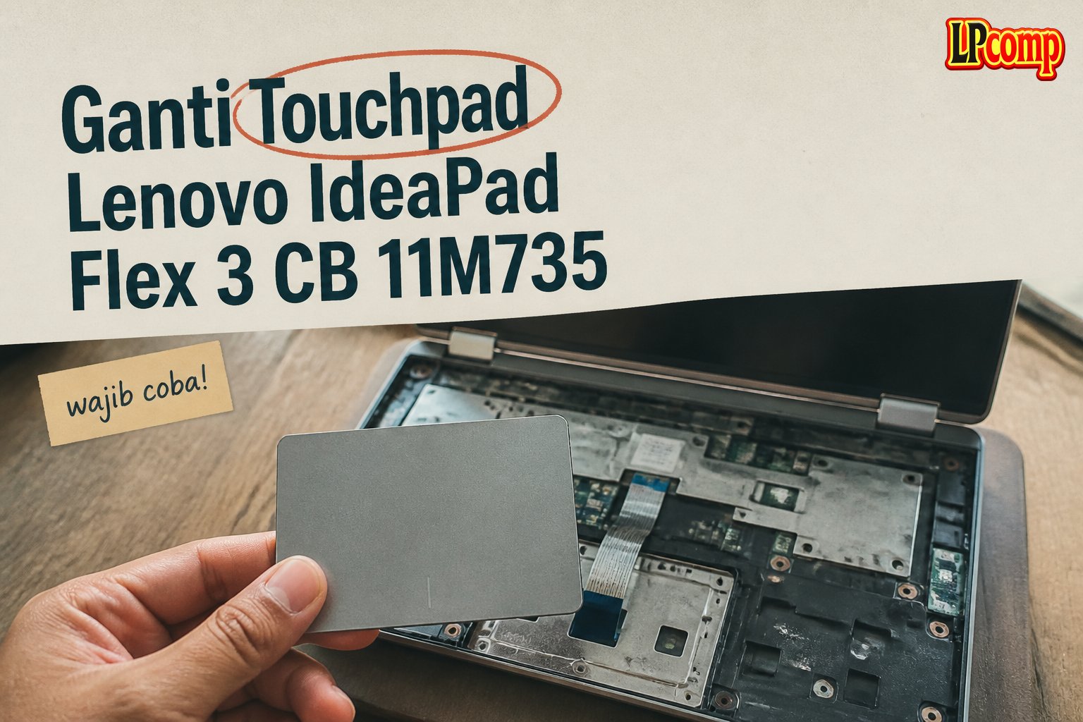 Ganti Touchpad Lenovo IdeaPad Flex 3 CB 11M735