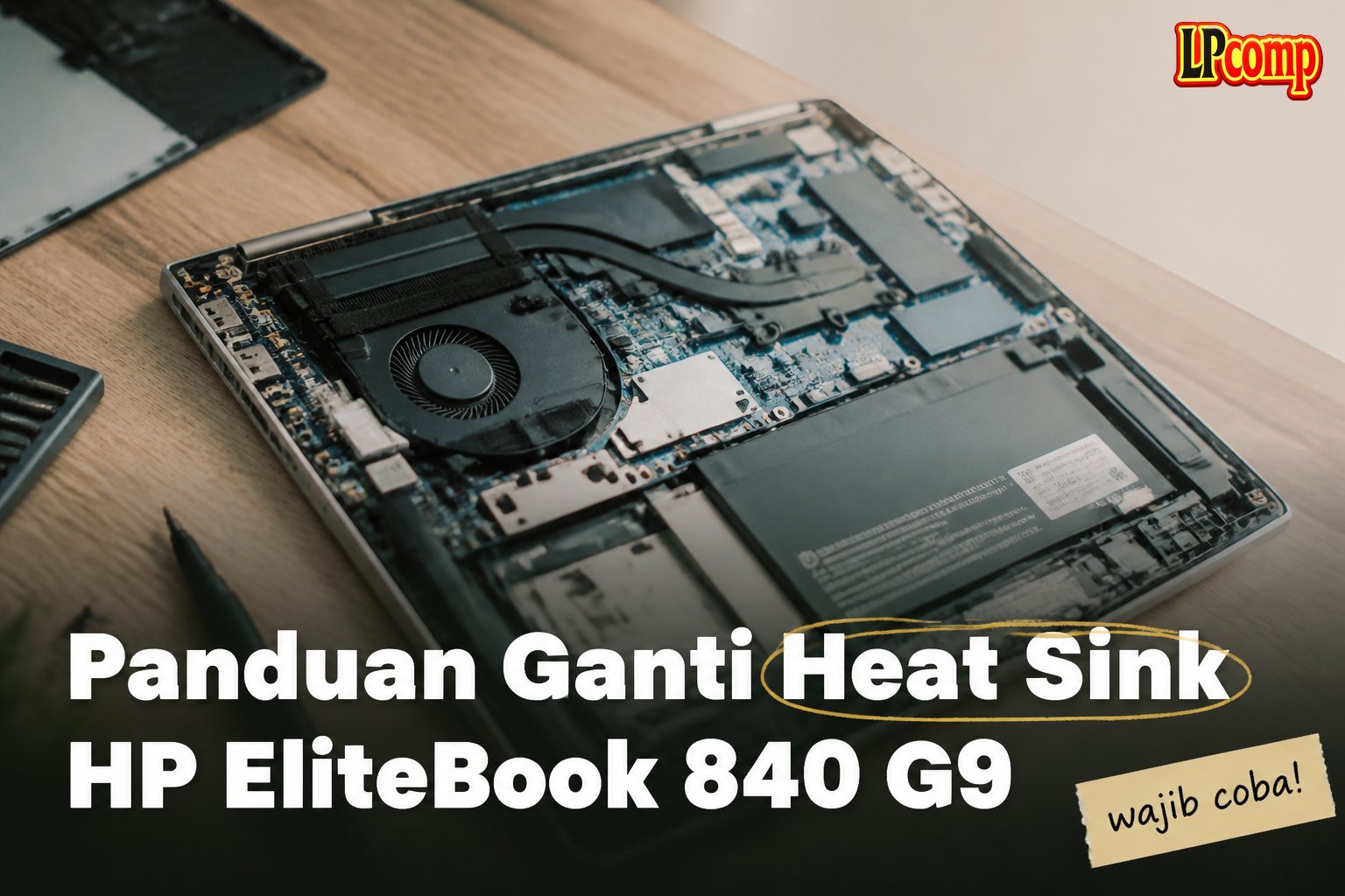 Panduan Ganti Heat Sink HP EliteBook 840 G9