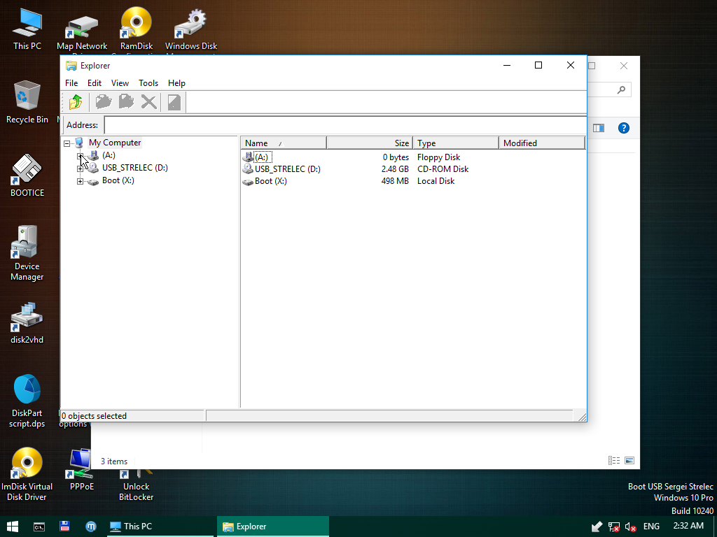 MSDaRT Explorer menampilkan struktur drive dengan tampilan classic Windows Explorer bergaya lama