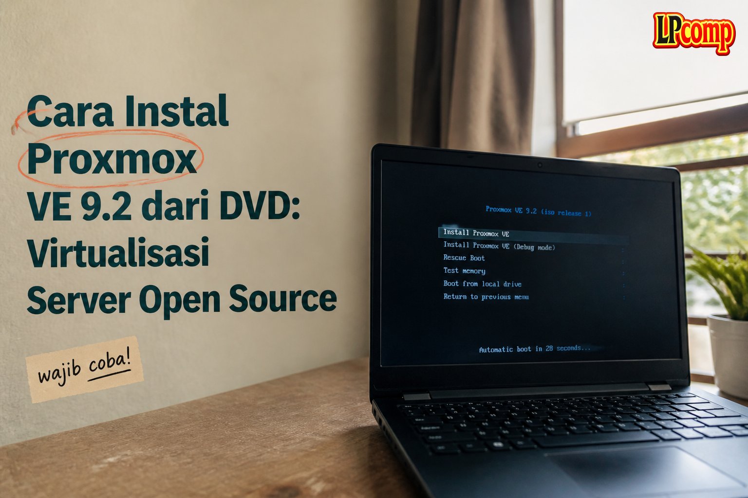 Cara Instal Proxmox VE 9.2 dari DVD: Virtualisasi Server Open Source