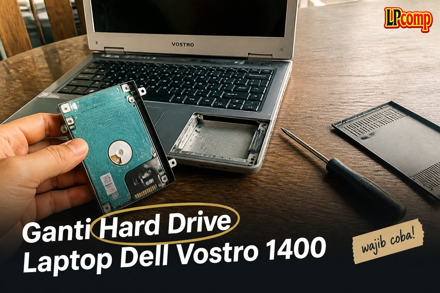 Ganti Hard Drive Laptop Dell Vostro 1400