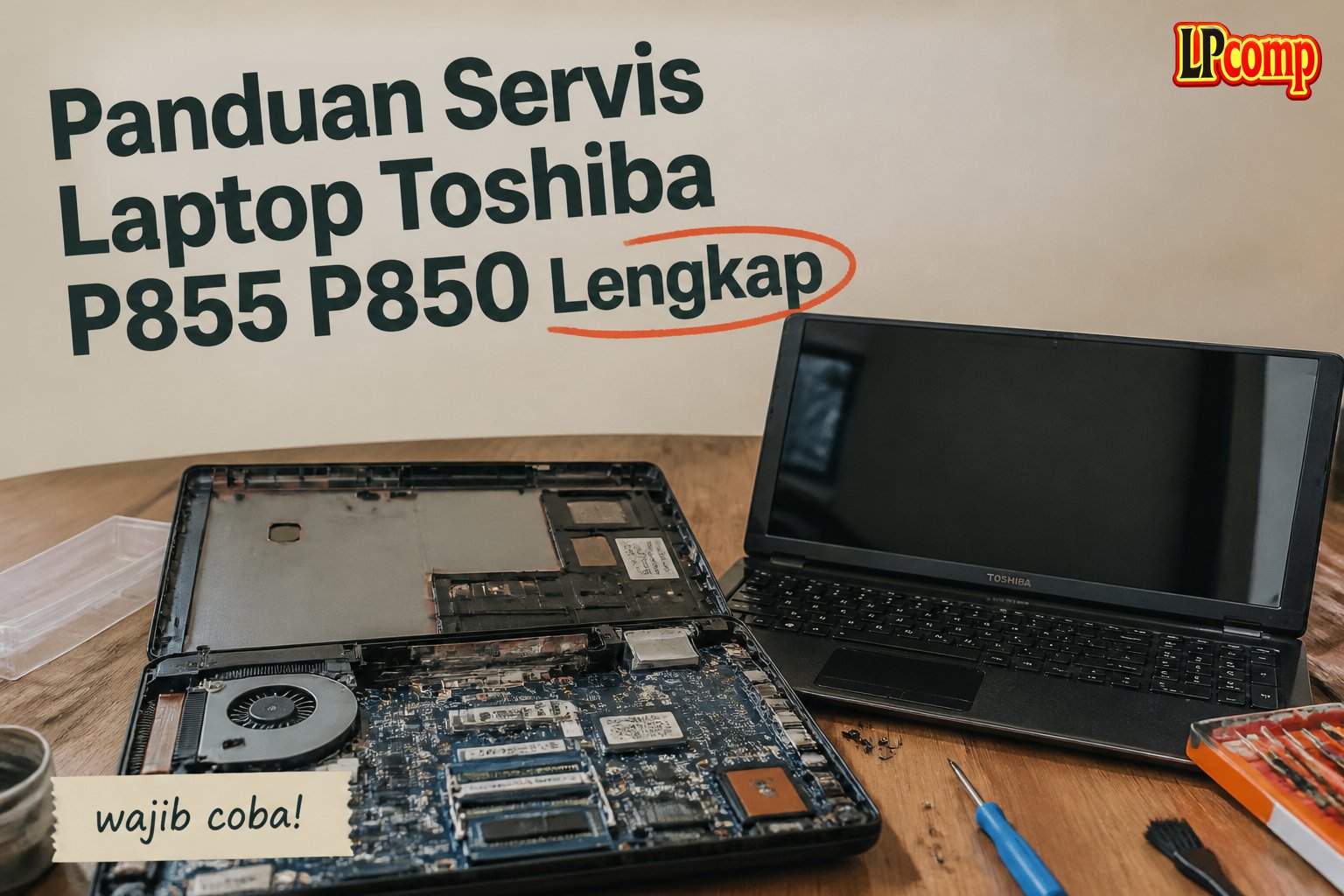 Panduan Servis Laptop Toshiba P855 P850 Lengkap