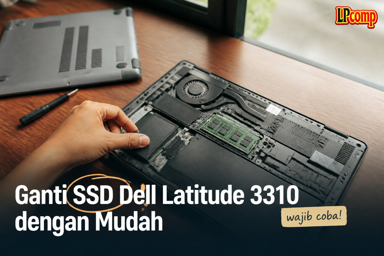 Ganti SSD Dell Latitude 3310 dengan Mudah