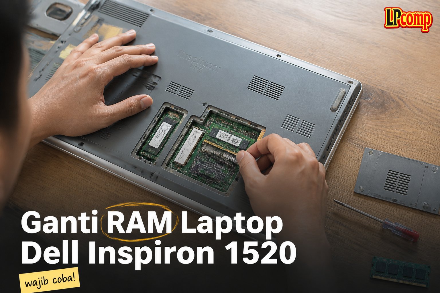 Ganti RAM Laptop Dell Inspiron 1520