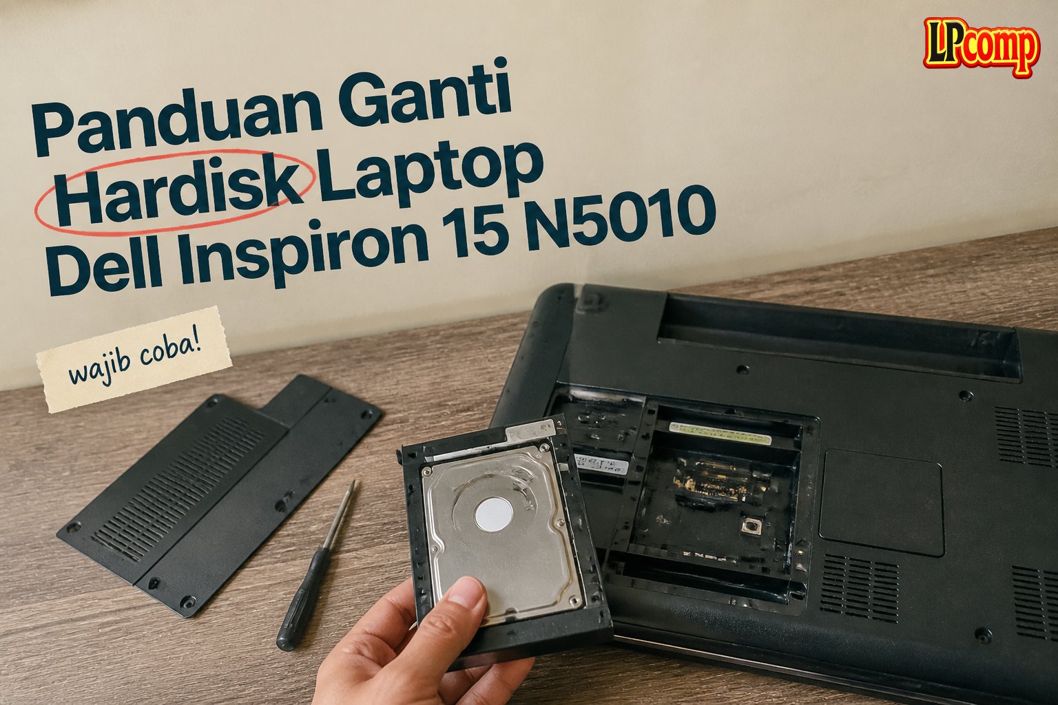 Panduan Ganti Hardisk Laptop Dell Inspiron 15 N5010