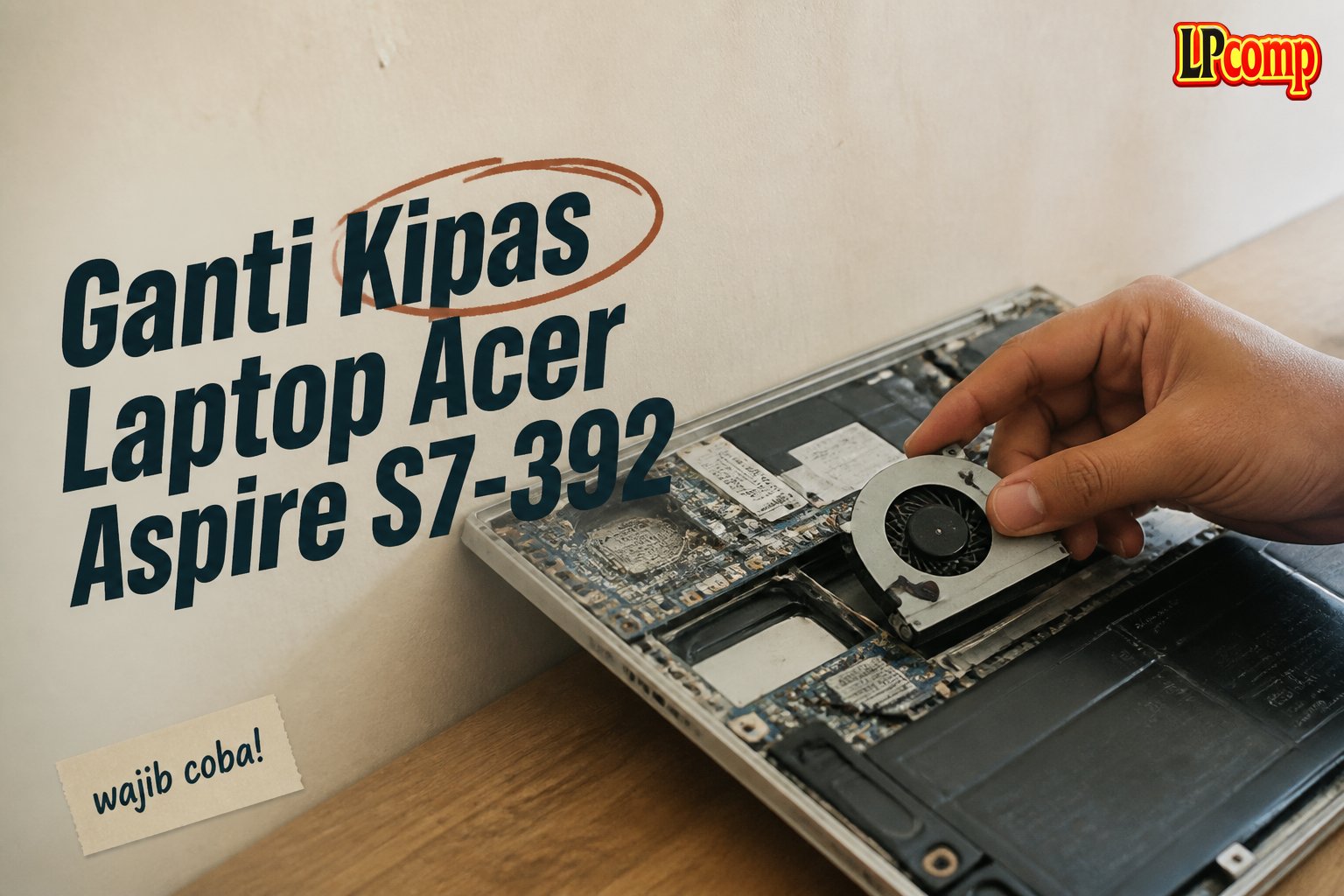Ganti Kipas Laptop Acer Aspire S7-392