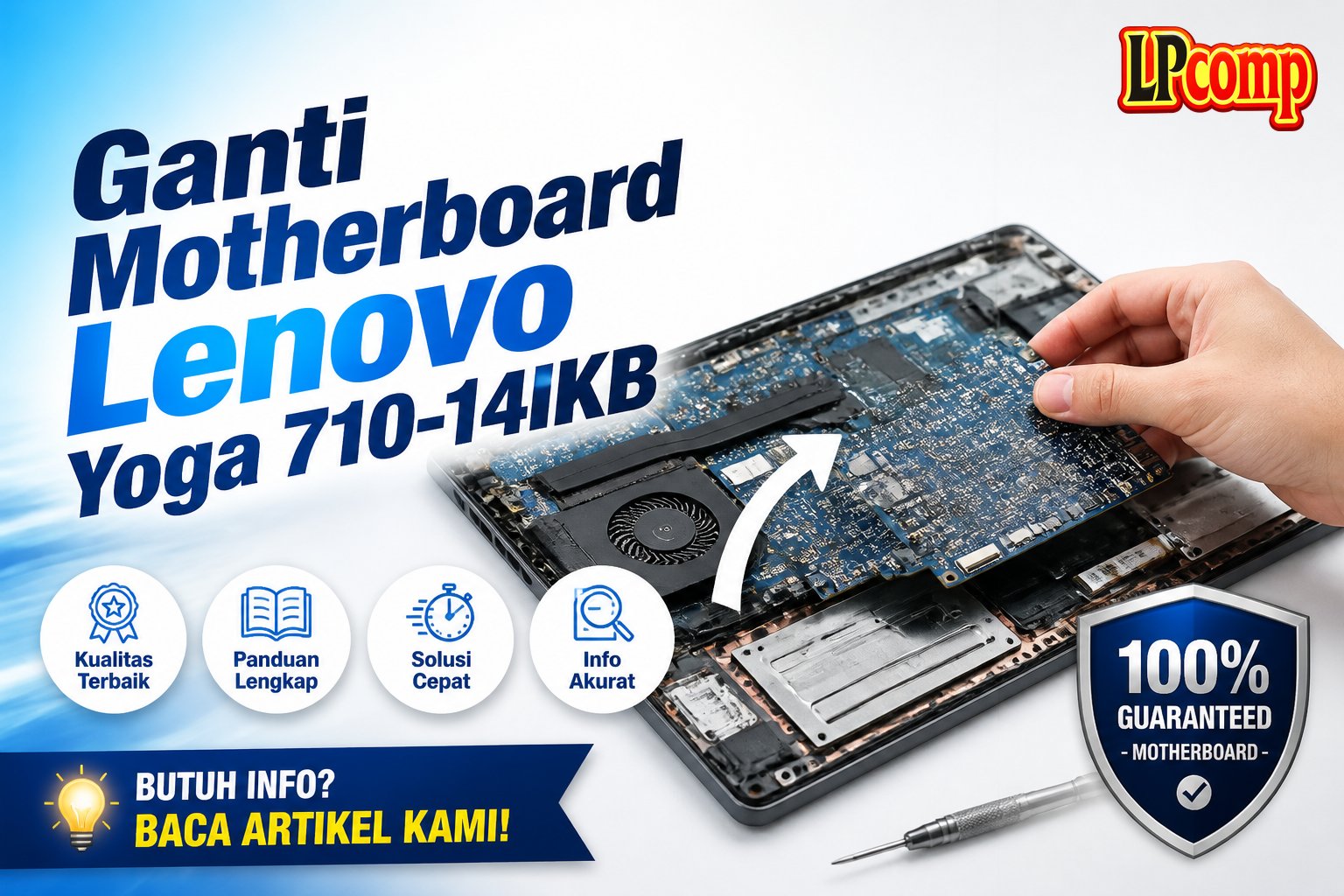 Ganti Motherboard Lenovo Yoga 710-14IKB