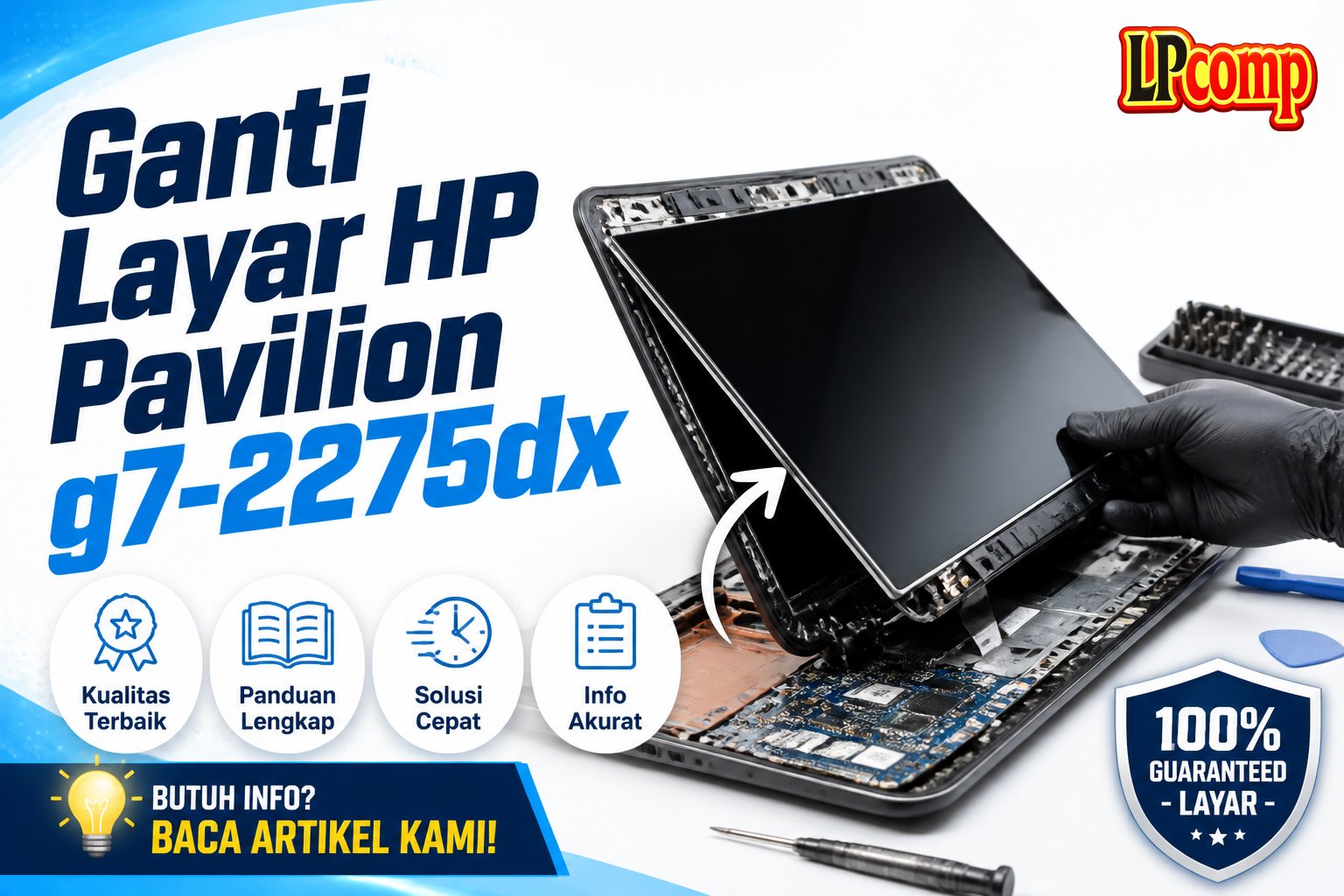 Ganti Layar HP Pavilion g7-2275dx