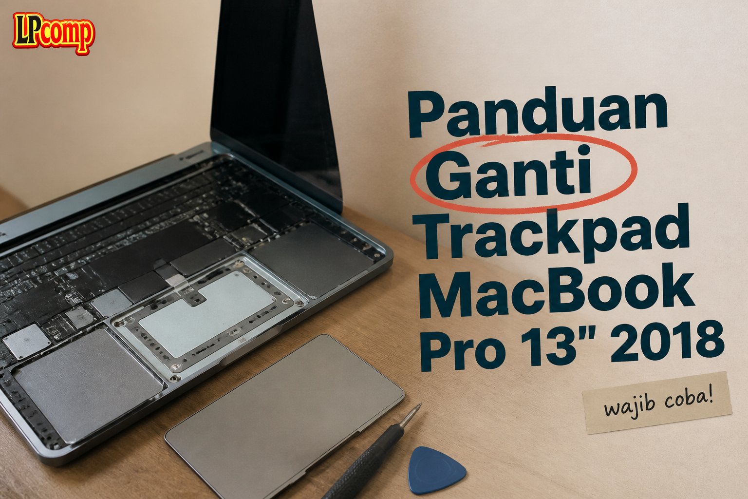Panduan Ganti Trackpad MacBook Pro 13" 2018