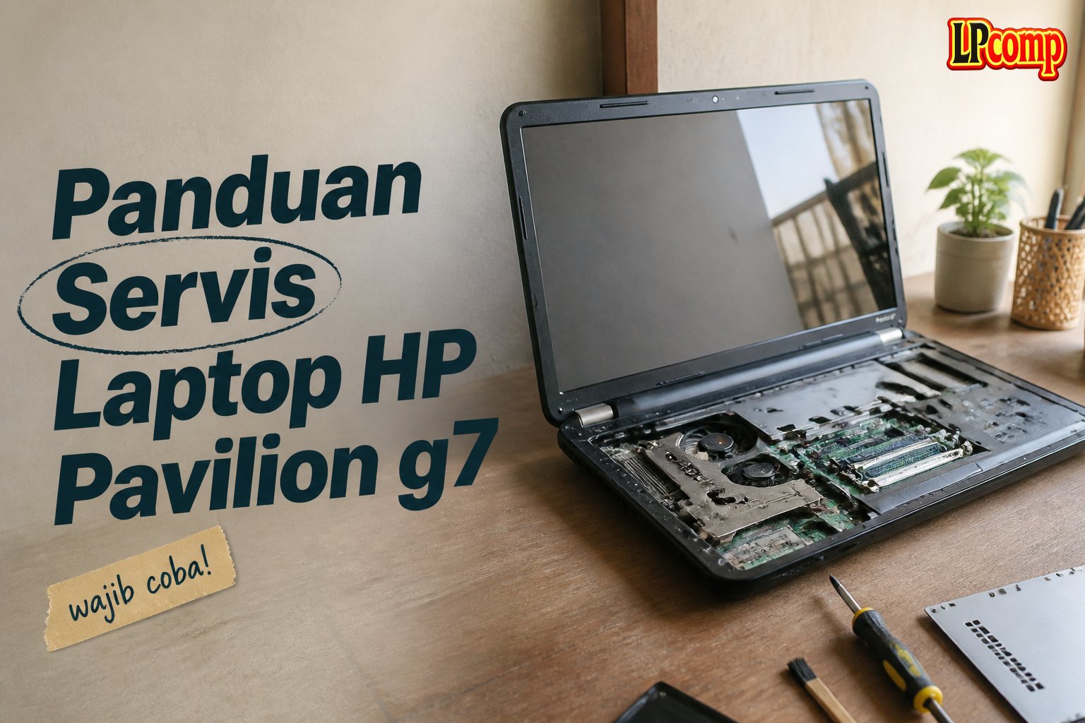 Panduan Servis Laptop HP Pavilion g7