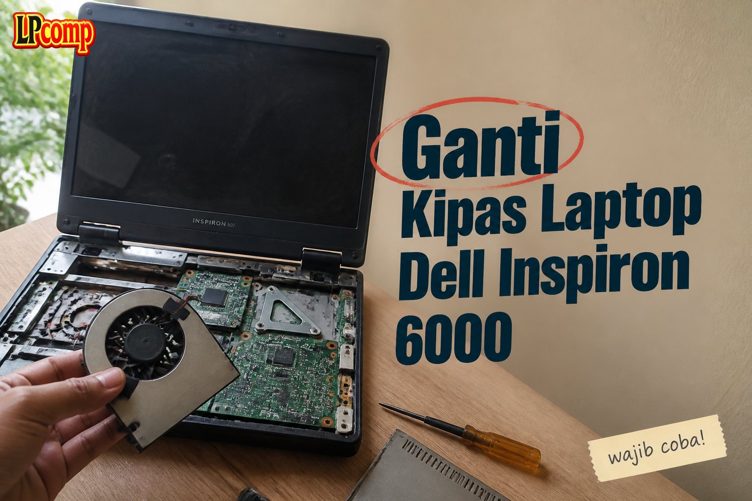 Ganti Kipas Laptop Dell Inspiron 6000