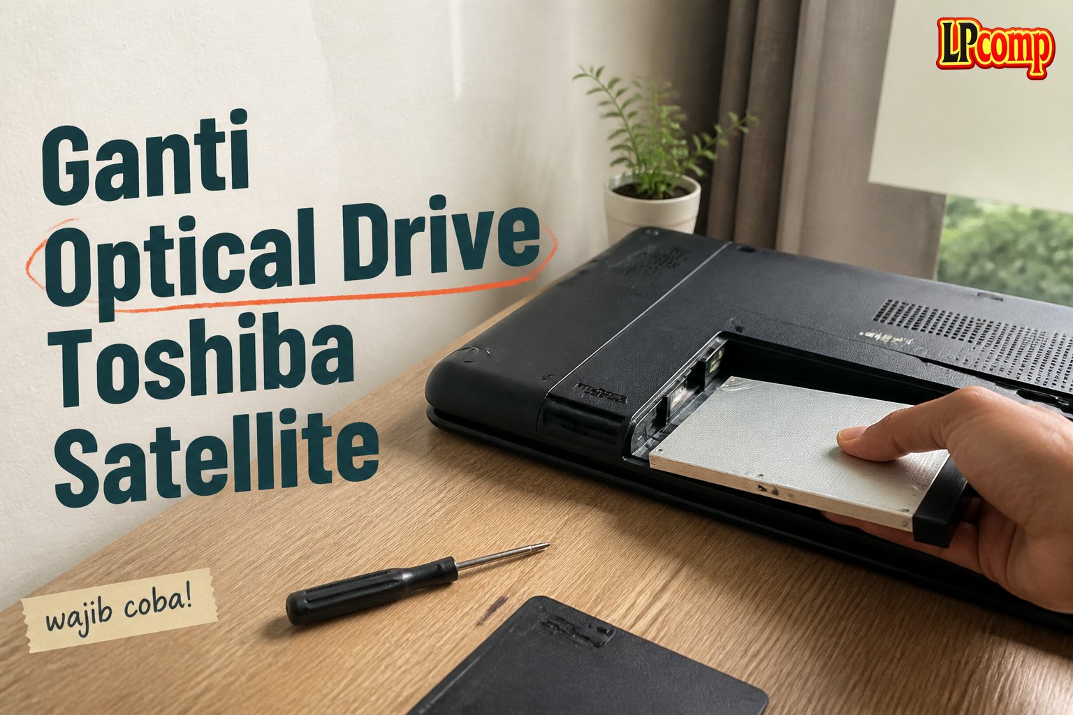 Ganti Optical Drive Toshiba Satellite