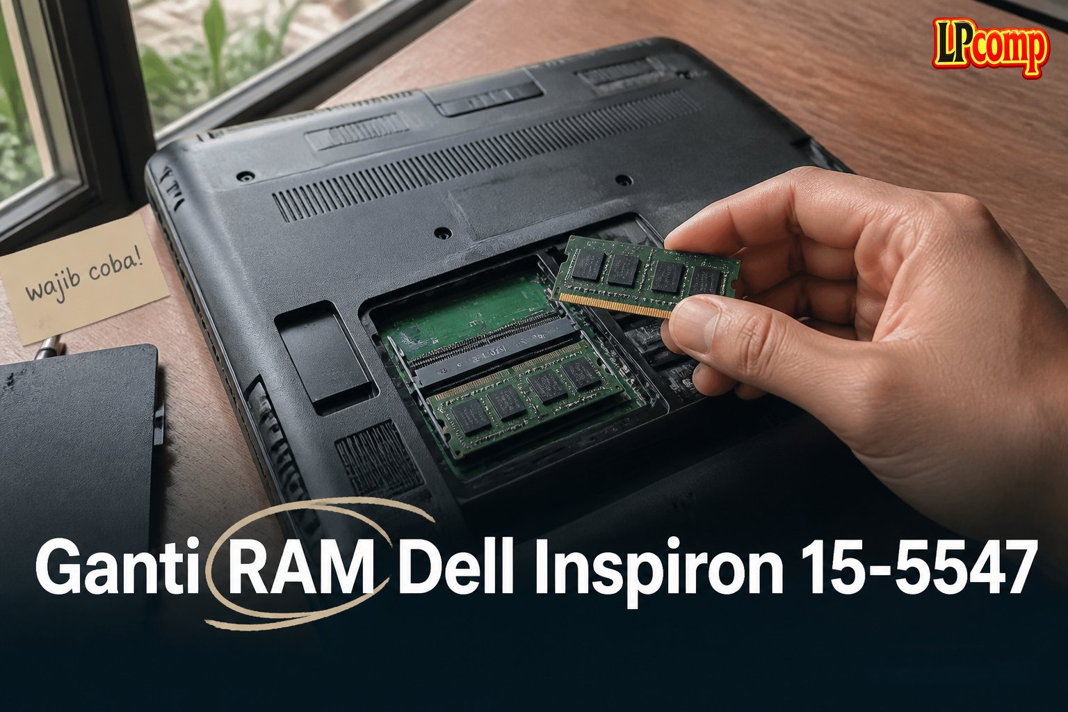 Ganti RAM Dell Inspiron 15-5547