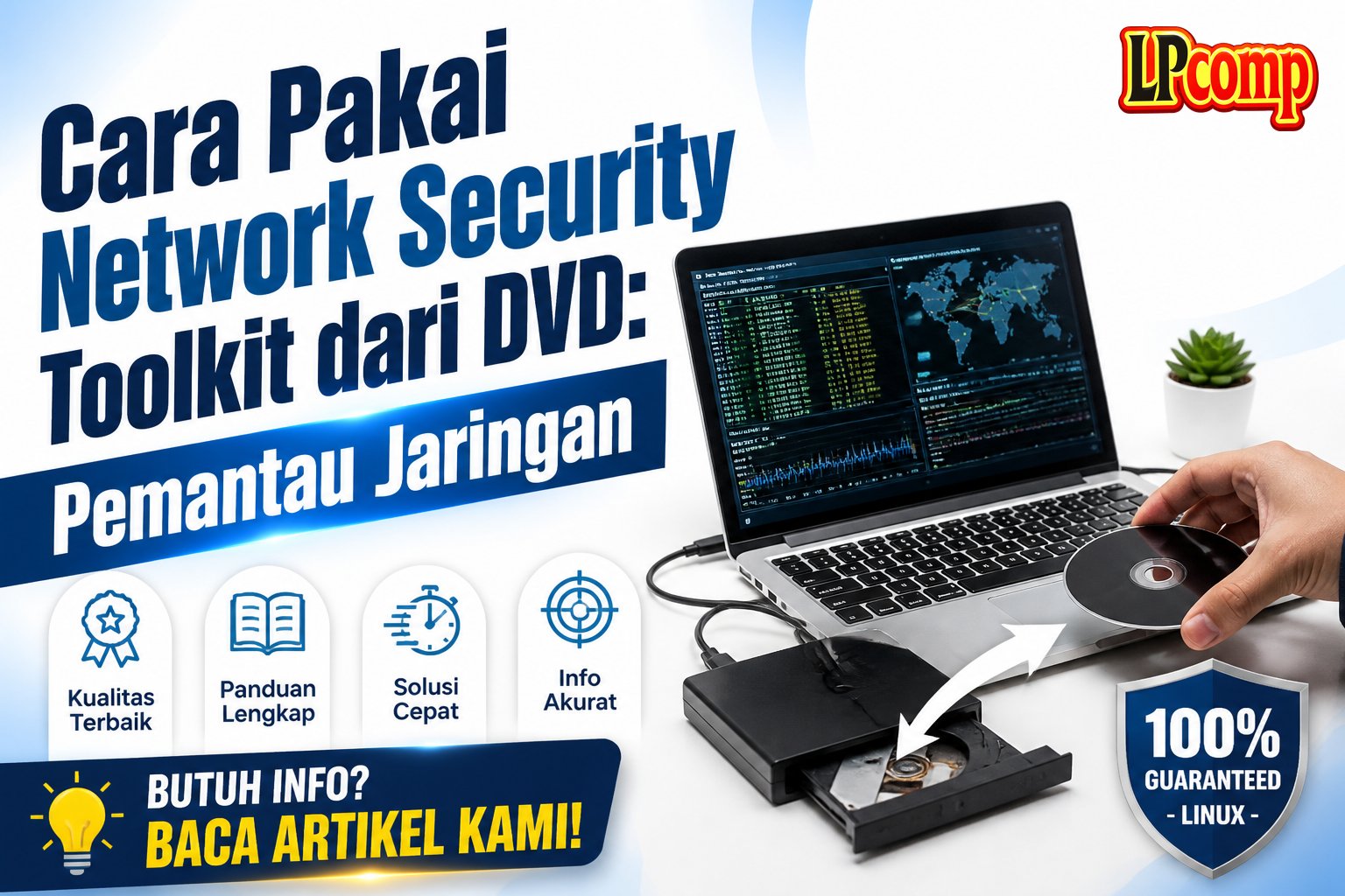 Cara Pakai Network Security Toolkit dari DVD: Pemantau Jaringan