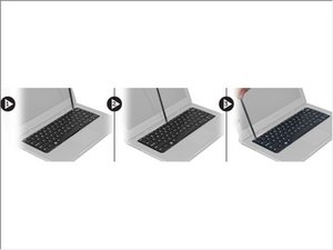 Langkah 2 — Mengangkat Keyboard