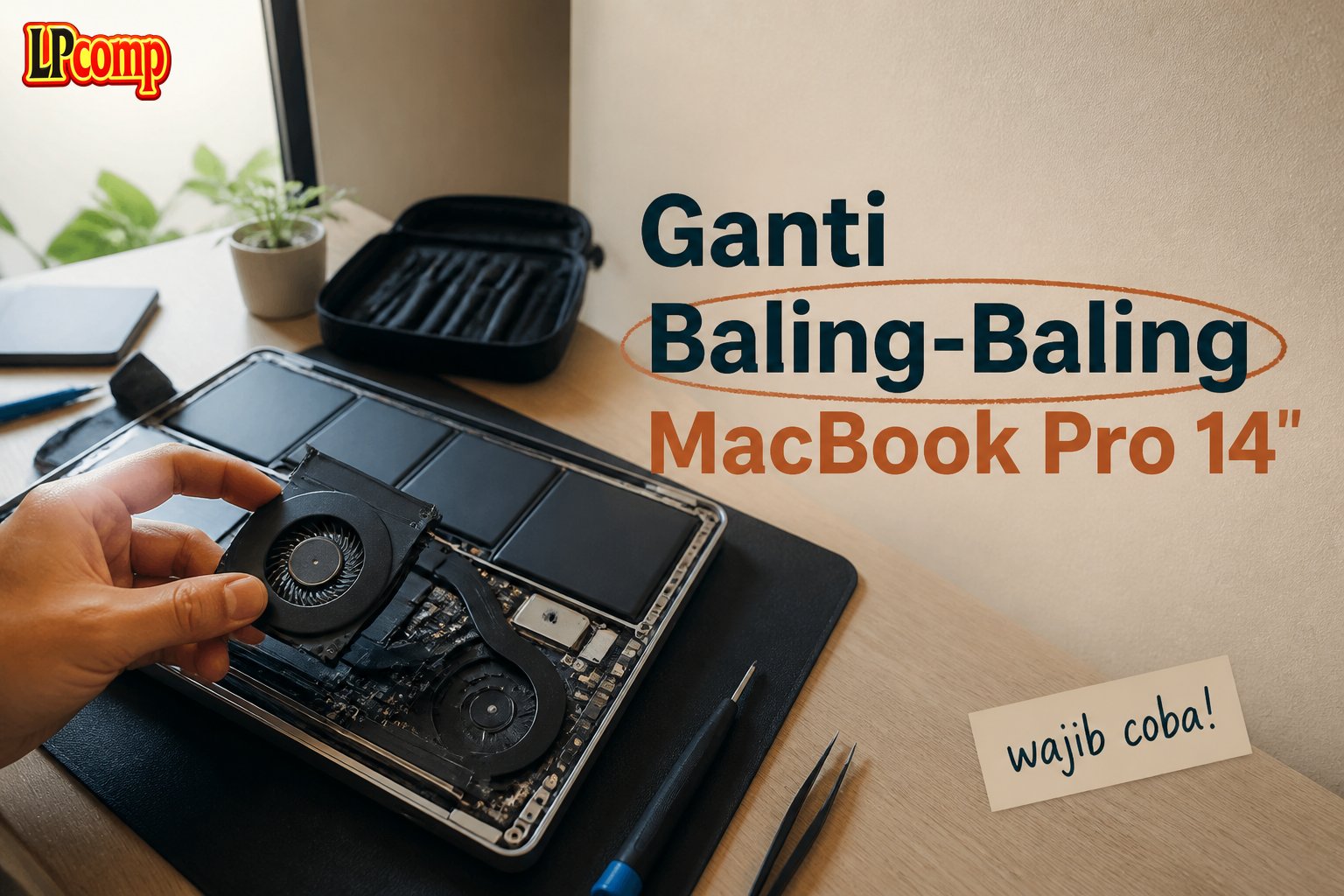 Ganti Baling-Baling MacBook Pro 14"