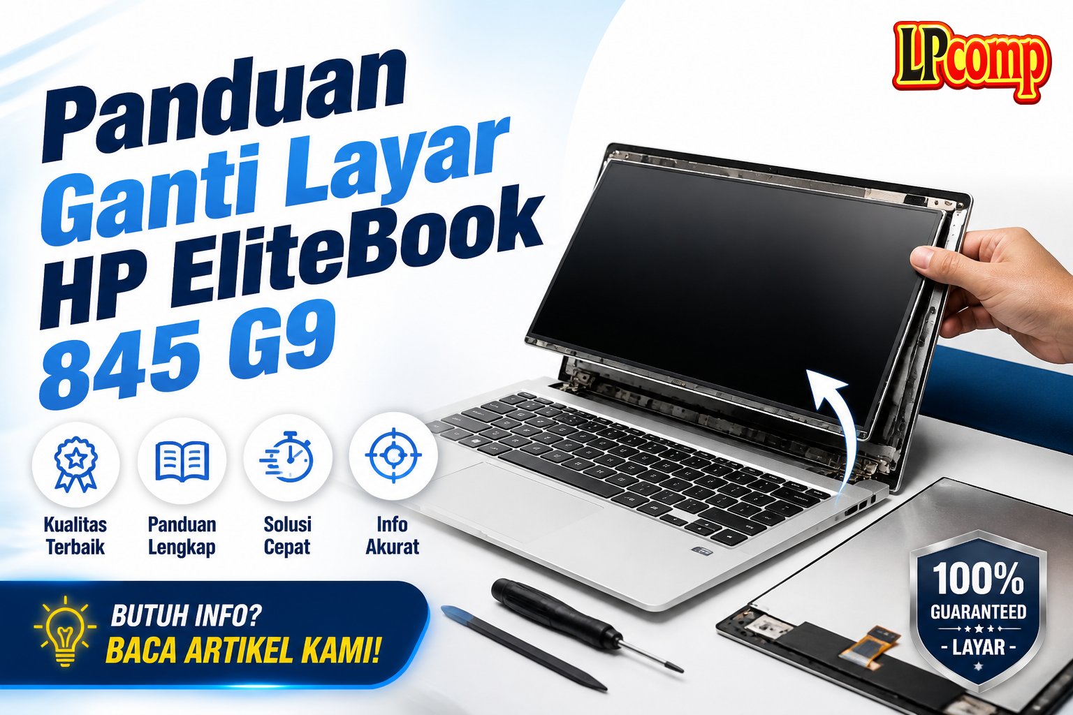 Panduan Ganti Layar HP EliteBook 845 G9