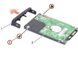 Langkah 2 — Angkat Hard Drive Lama