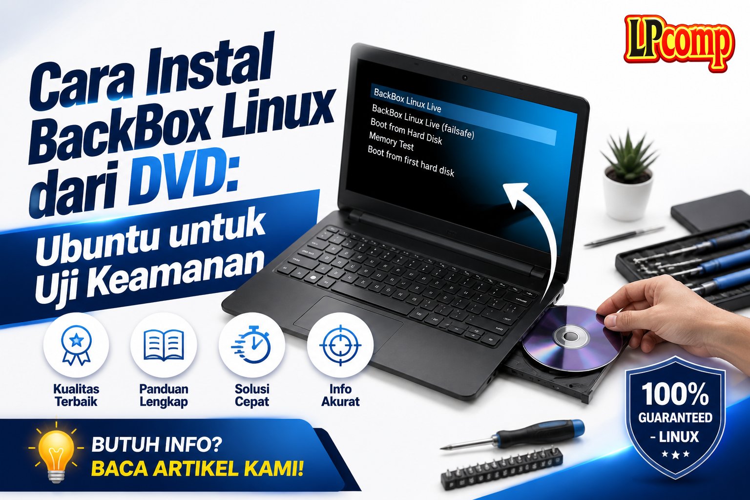 Cara Instal BackBox Linux dari DVD: Ubuntu untuk Uji Keamanan