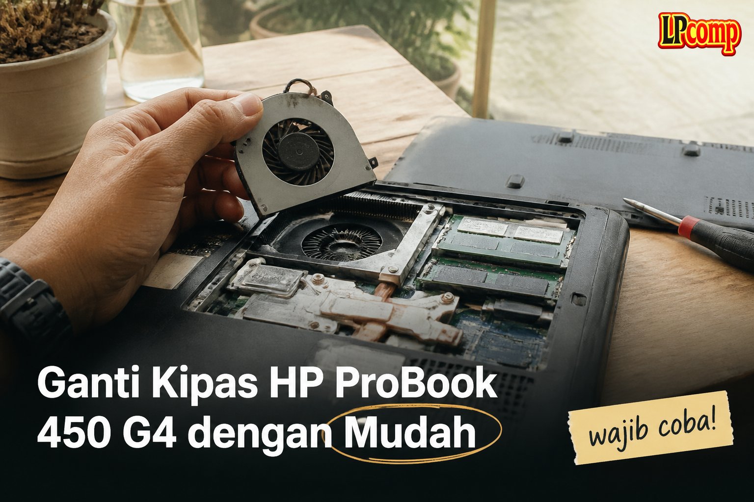 Ganti Kipas HP ProBook 450 G4 dengan Mudah