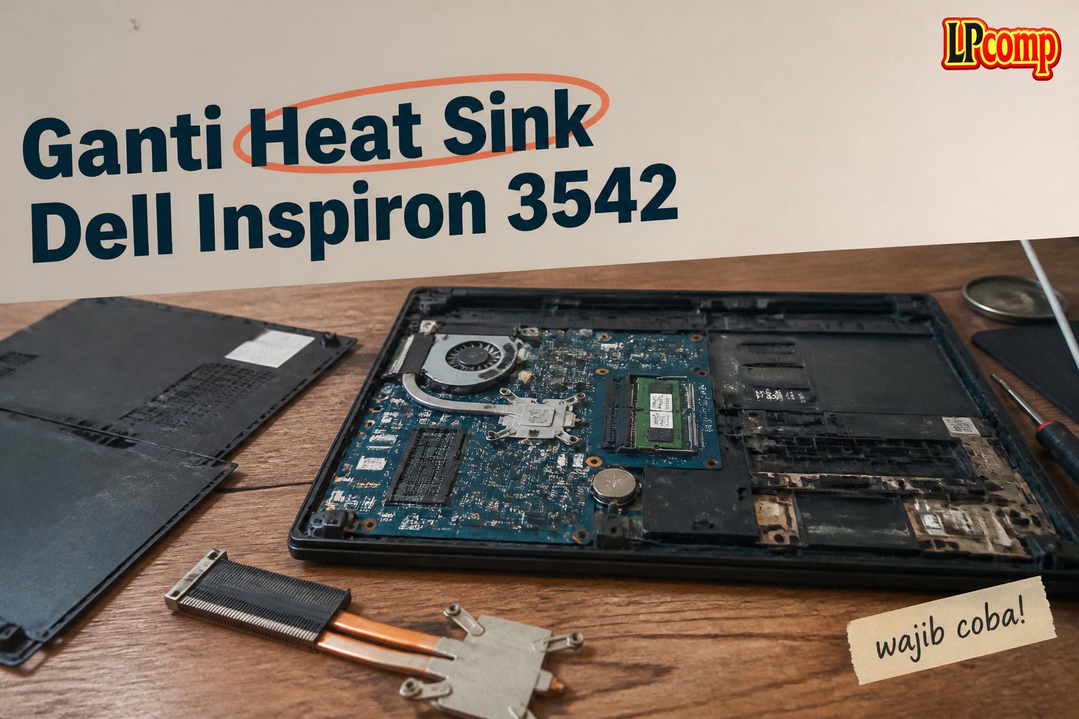 Ganti Heat Sink Dell Inspiron 3542