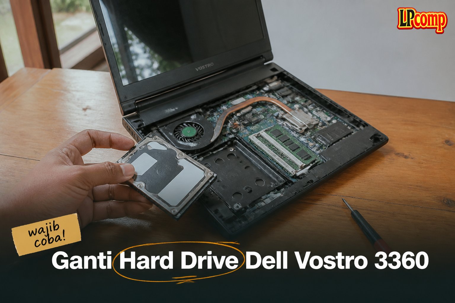 Ganti Hard Drive Dell Vostro 3360