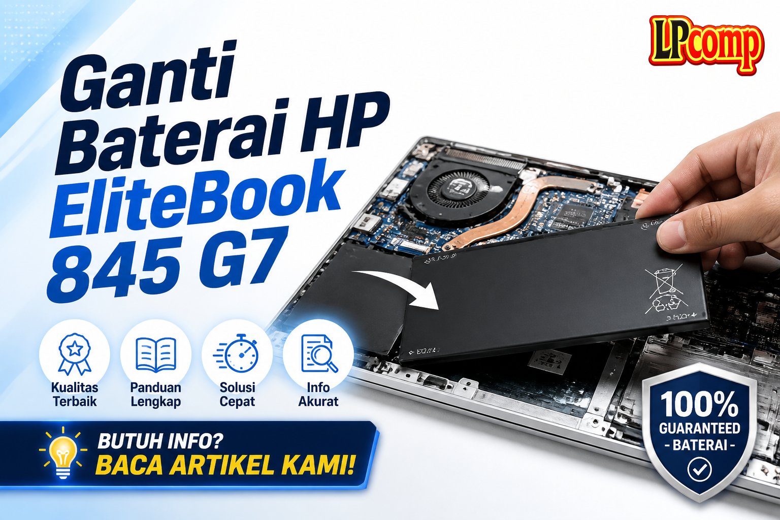 Ganti Baterai HP EliteBook 845 G7