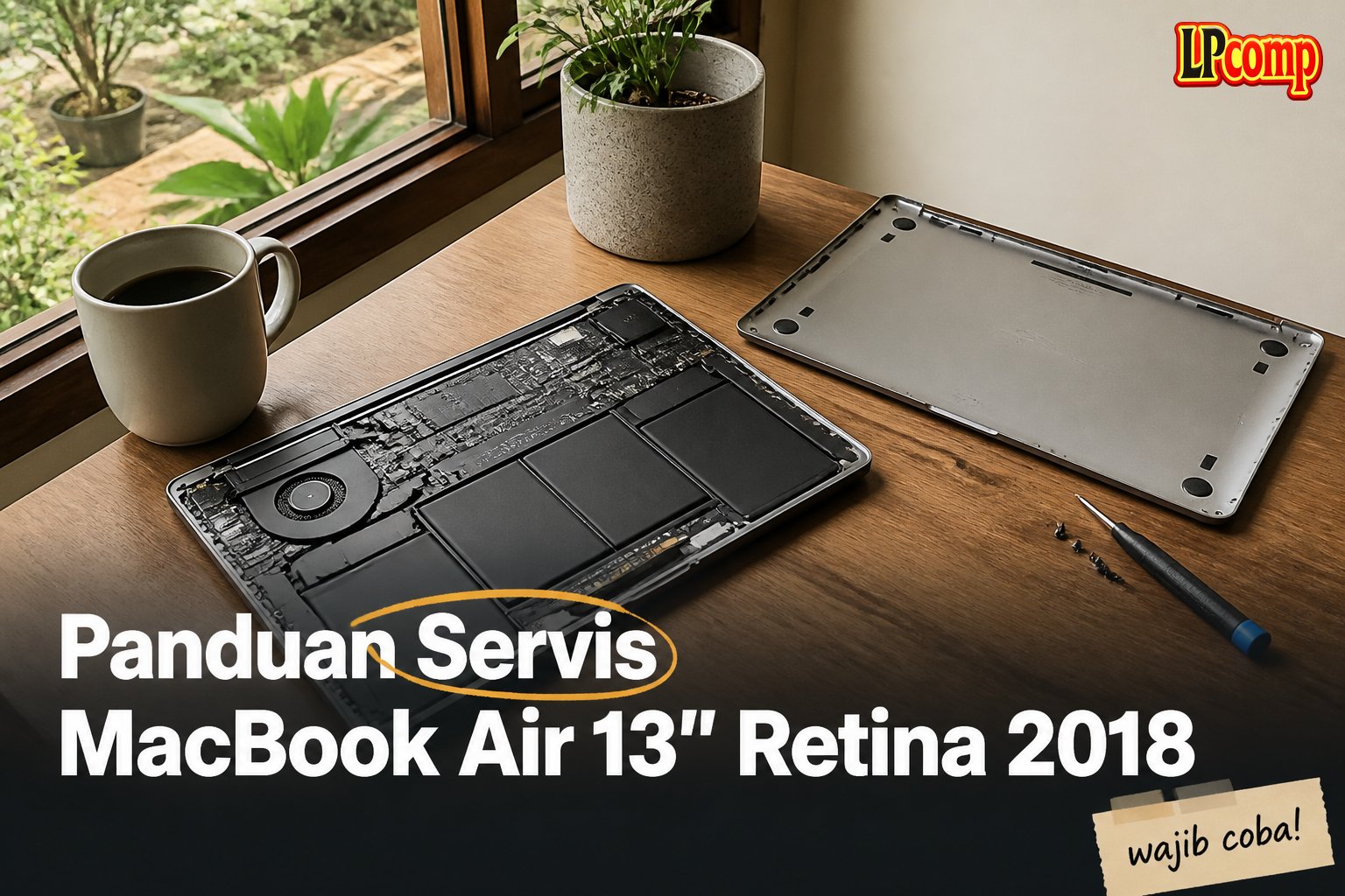Panduan Servis MacBook Air 13" Retina 2018