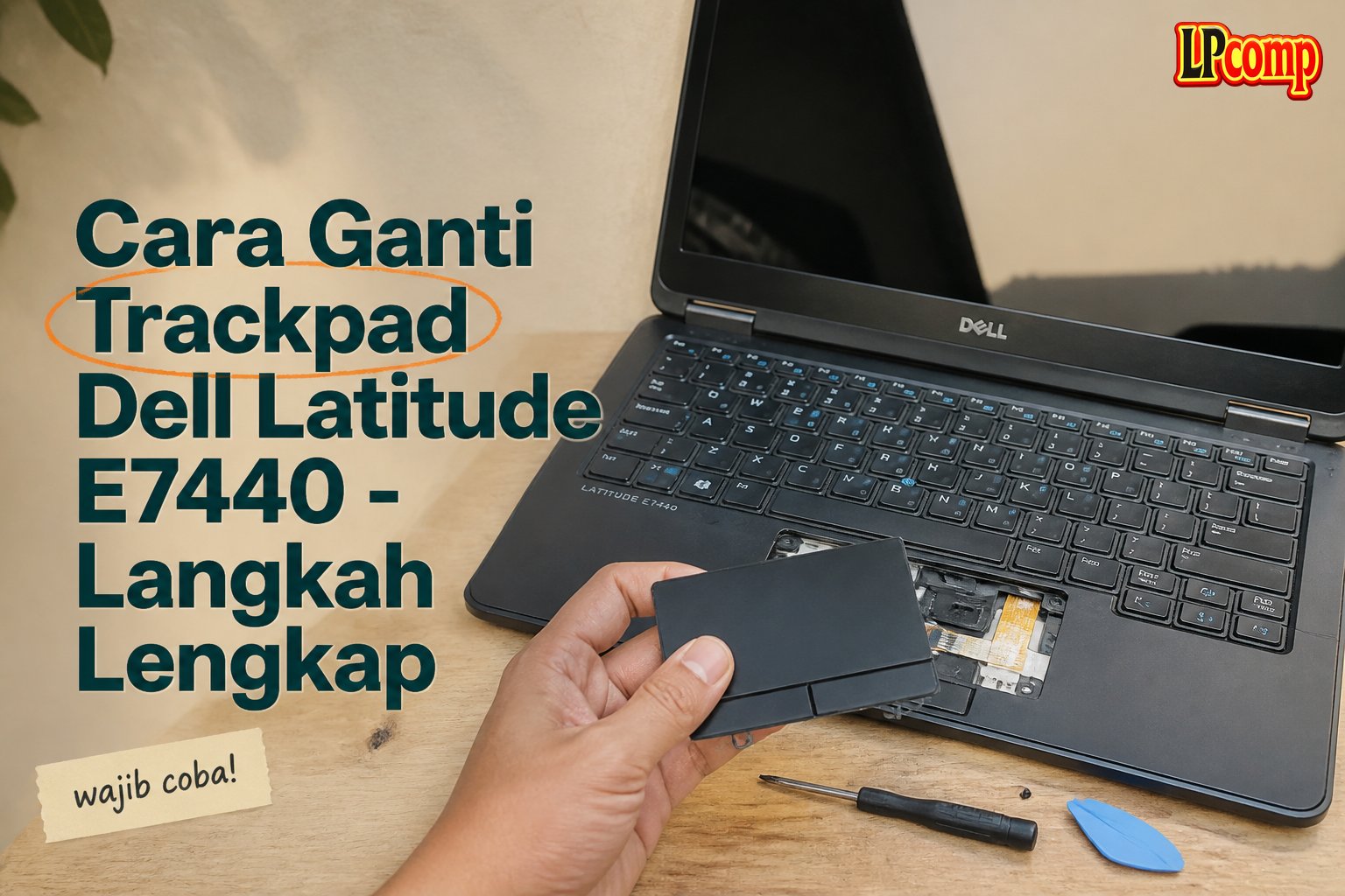 Cara Ganti Trackpad Dell Latitude E7440 - Langkah Lengkap
