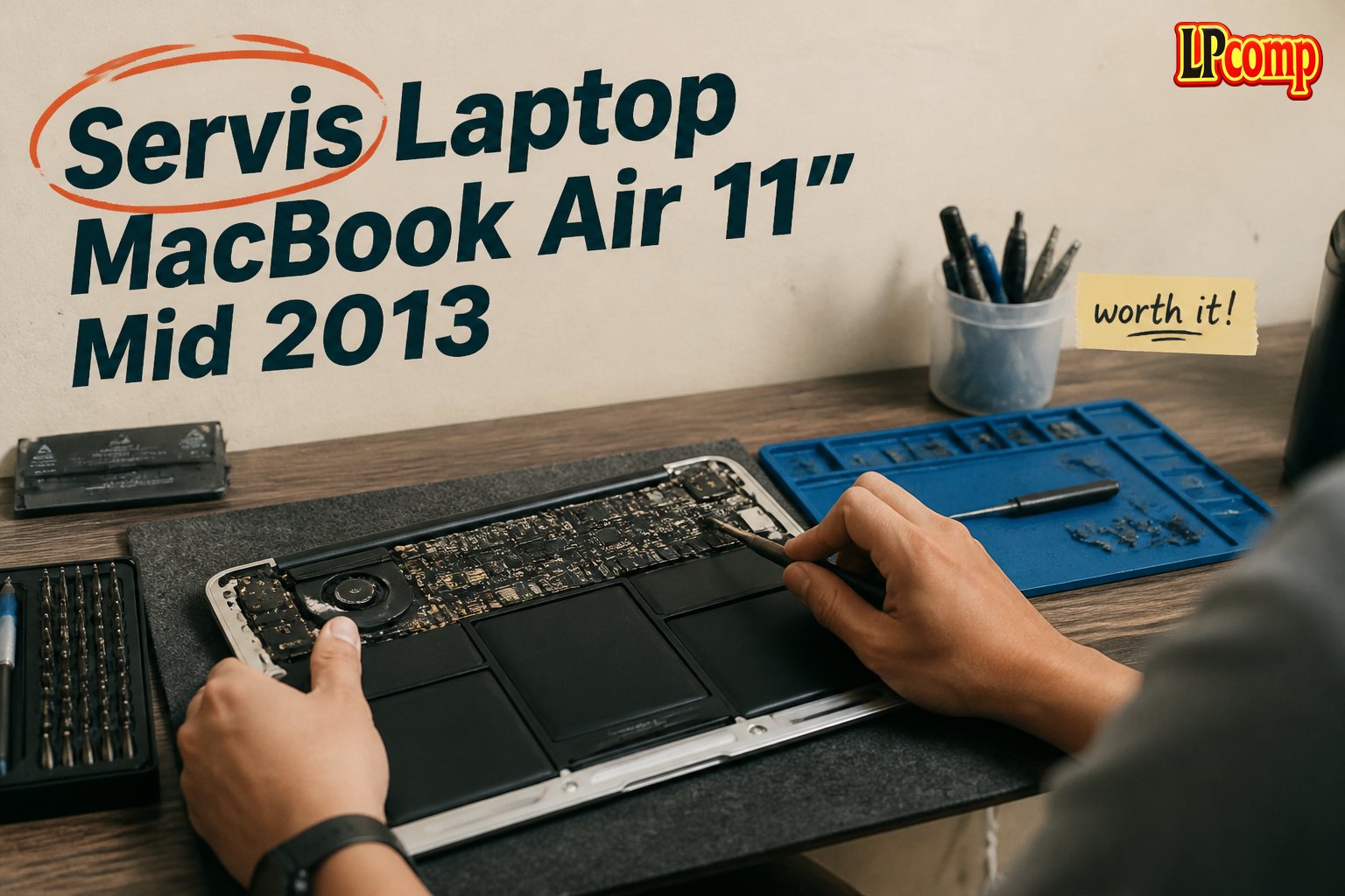 Servis Laptop MacBook Air 11" Mid 2013