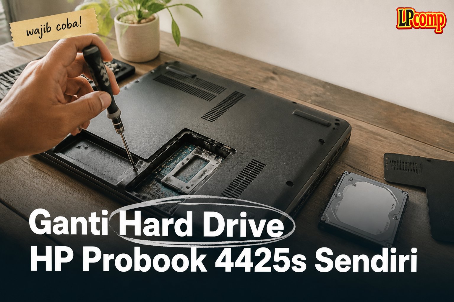 Ganti Hard Drive HP Probook 4425s Sendiri