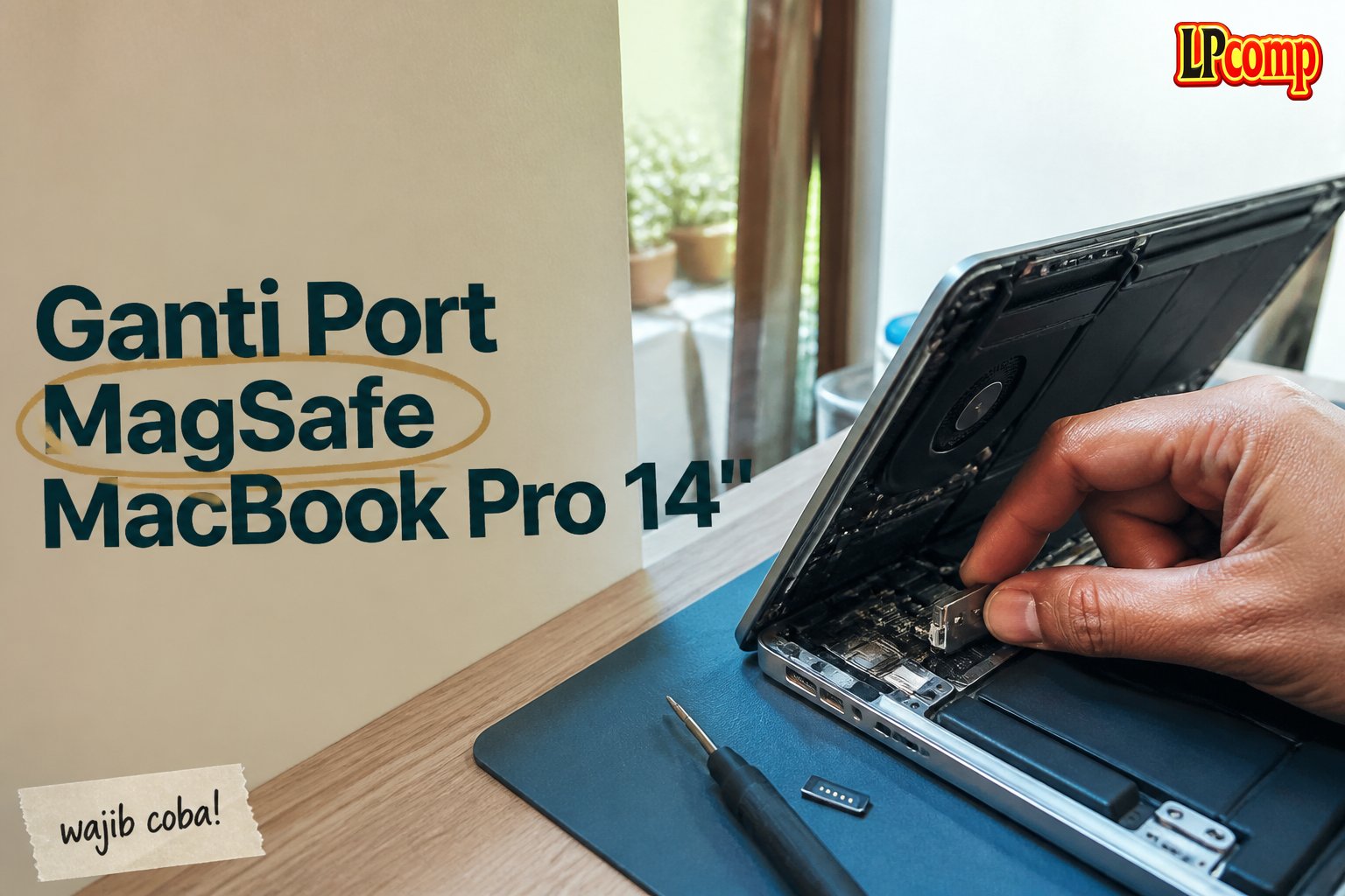 Ganti Port MagSafe MacBook Pro 14"