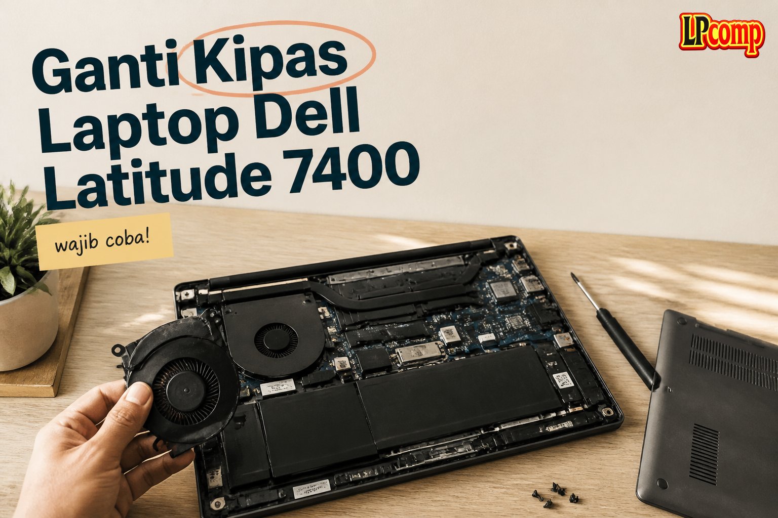 Ganti Kipas Laptop Dell Latitude 7400