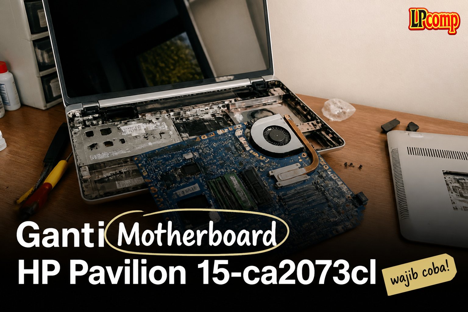 Ganti Motherboard HP Pavilion 15-ca2073cl