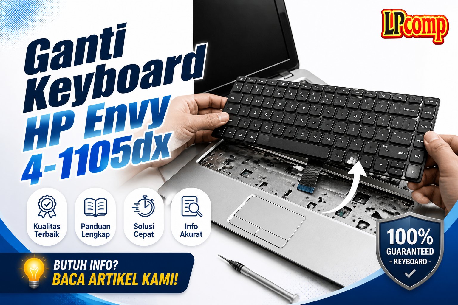 Ganti Keyboard HP Envy 4-1105dx